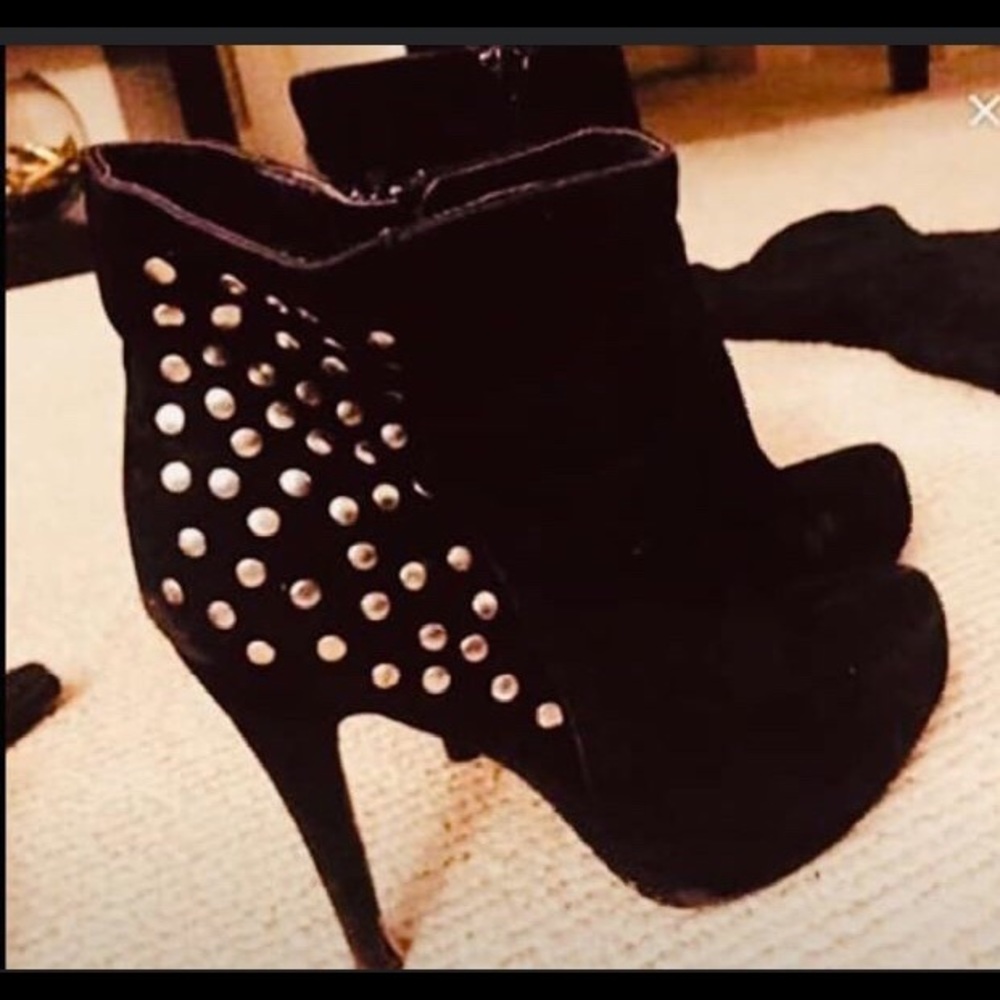 Unique Studded Ankle Boots